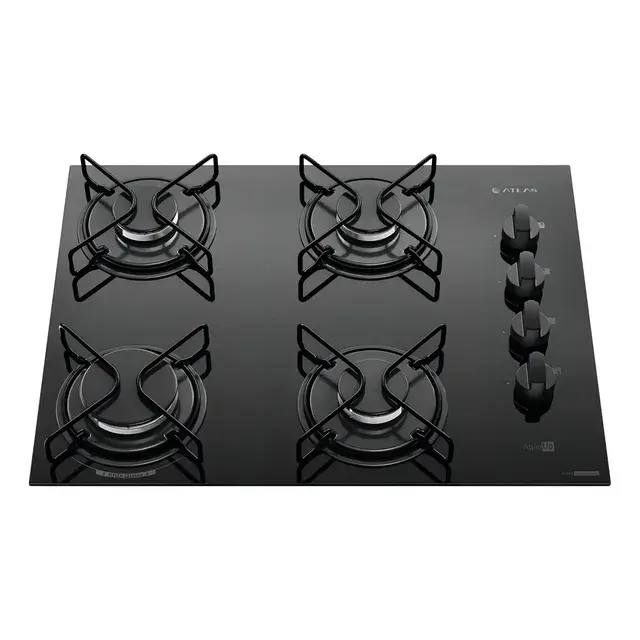 Cooktop 4 bocas Atlas Agile Up mesa de vidro bivolt por R$ 302,75 no Pix, menos com cupom