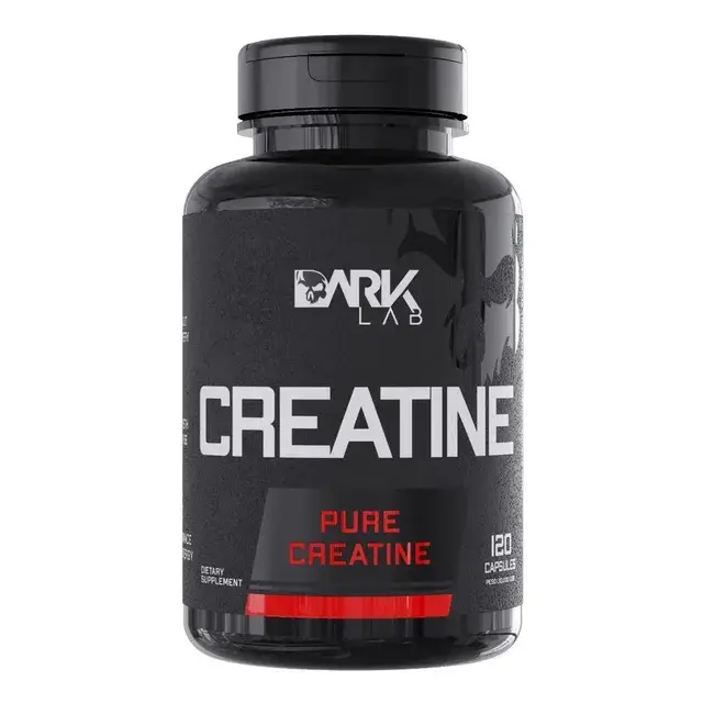 Creatina Dark Lab Premium em cápsulas, 120 unidades, por R$ 32,90 no Mercado Livre