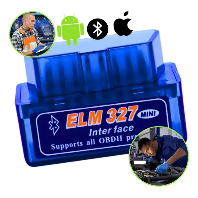 Scanner automotivo OBD2 ELM327 Bluetooth para Android e iOS por R$ 20,90