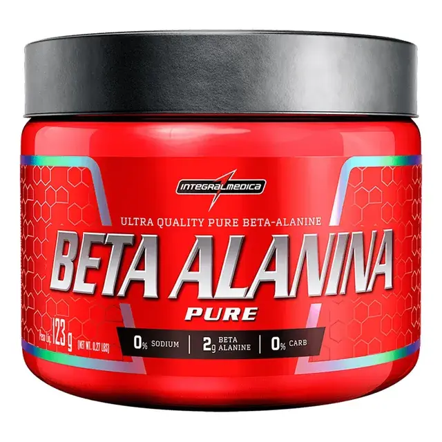 Beta-alanina pura em pó Integralmédica 123g por R$ 35,24