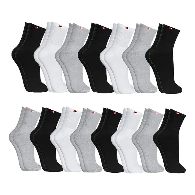 Kit 15 pares de meias esportivas Sandrini Confort de algodão por R$ 59,99