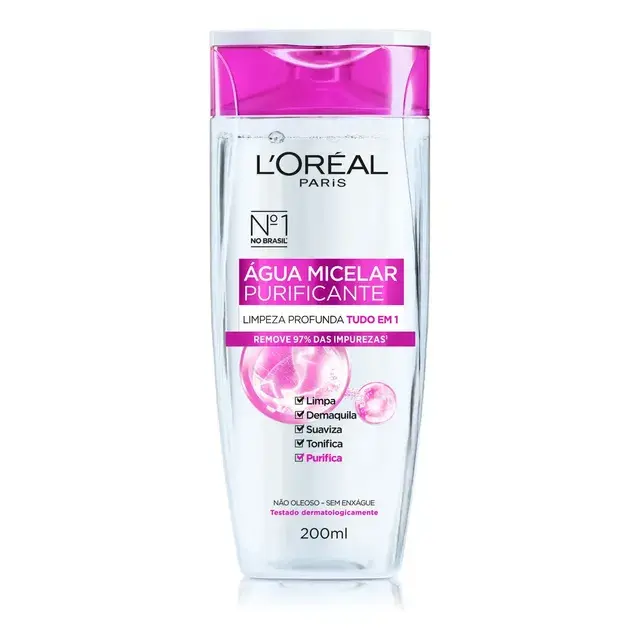 Água micelar L'Oréal Paris 5 em 1 200 ml por R$ 19,99